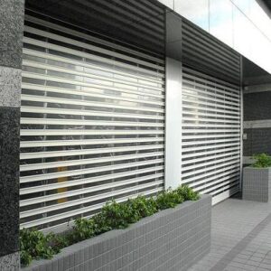 Cửa cuốn khớp inox vuông